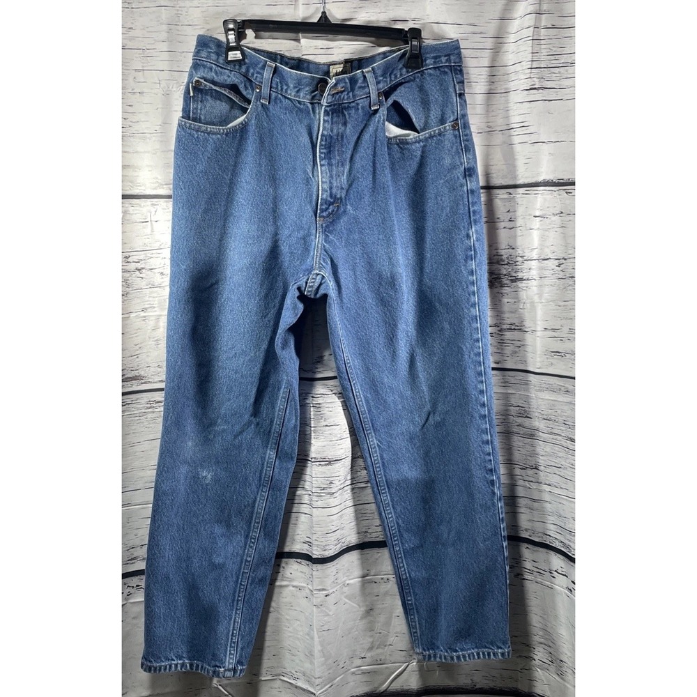 LL Bean Double L Straight Leg Jeans Men's Size 36x30 (36x29) Classic Fit Denim